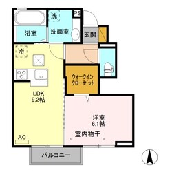 D-room京香の物件間取画像